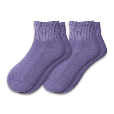 Purple Ankle Socks