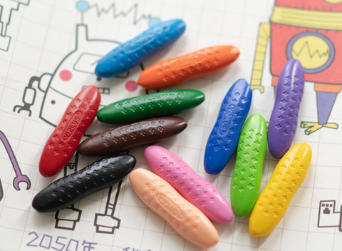 YPLUS Triangular Peanut Crayon/Big Peanut Crayon不脏手学控笔大花生蜡笔