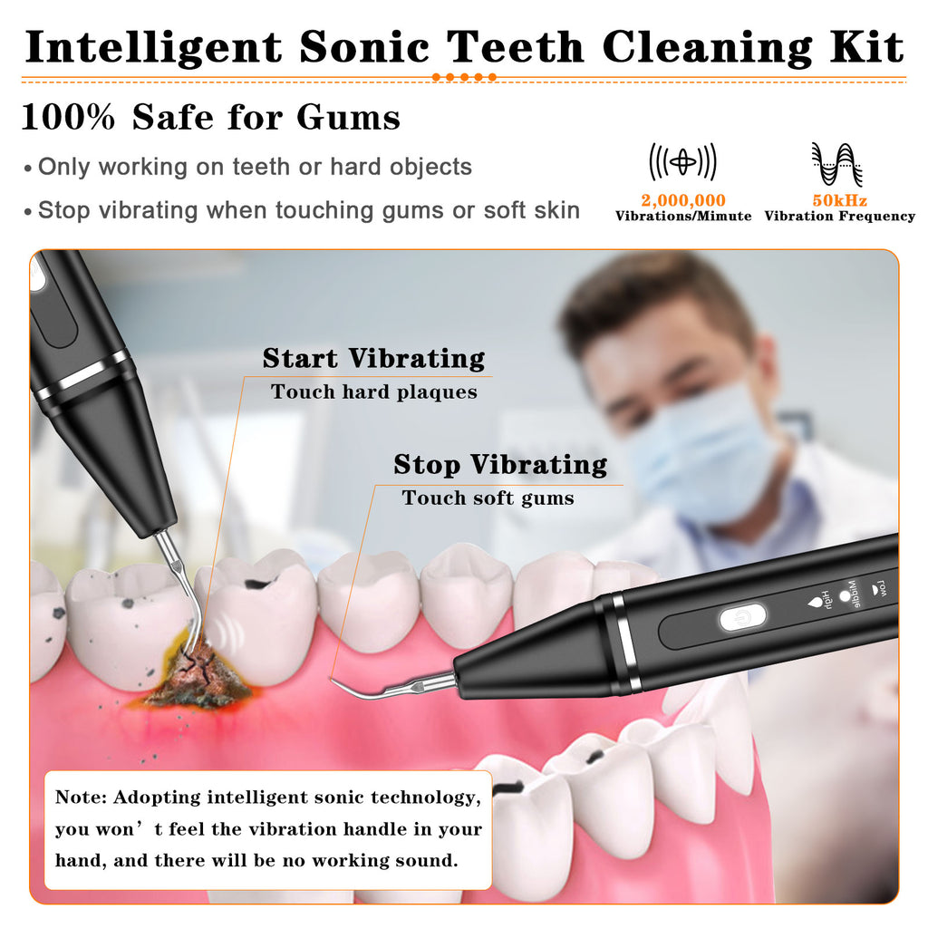 Intelligent Sonic Teeth Cleaning Kit
