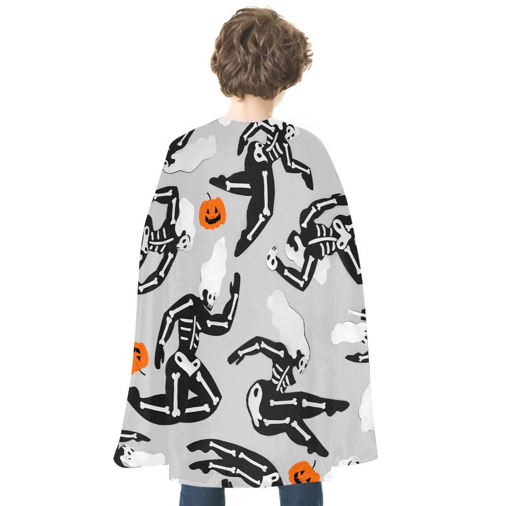 Children's Halloween Costume Cape without Hood for Boys Custom Design Printing with Your Photos Patterns or Logos