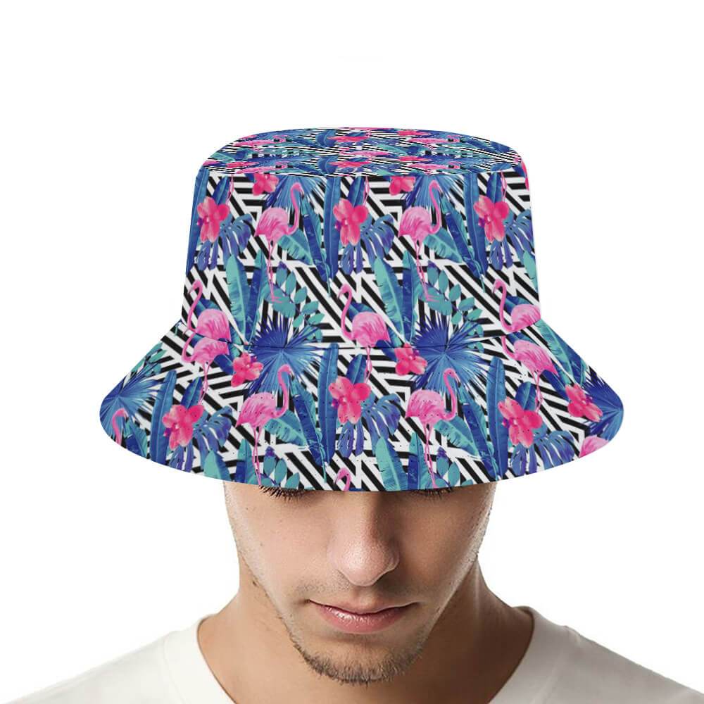 Fisherman's Hat Bucket Hat for Women Men Full Print Polyester Custom Design Printing with Your Photo or Text