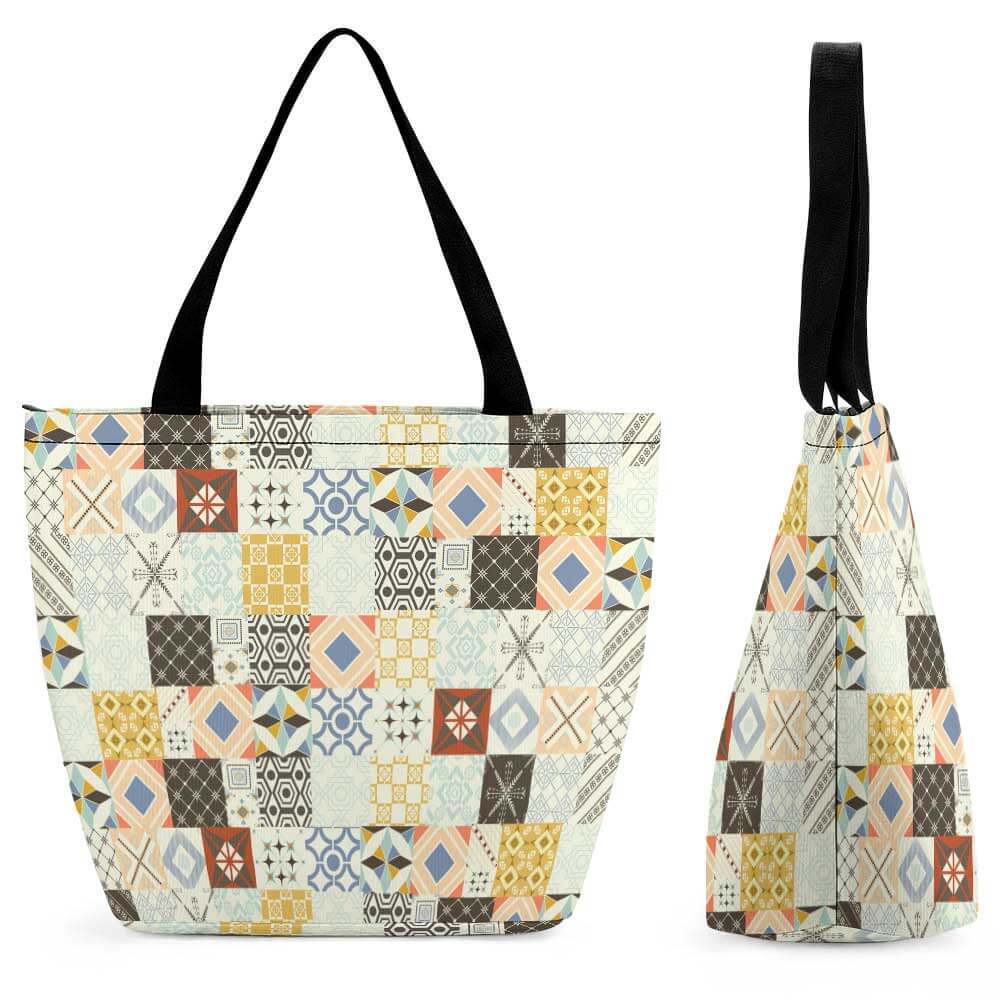 Handbag Shopping Bag A001 For Women Custom Design Printing With Photo Text