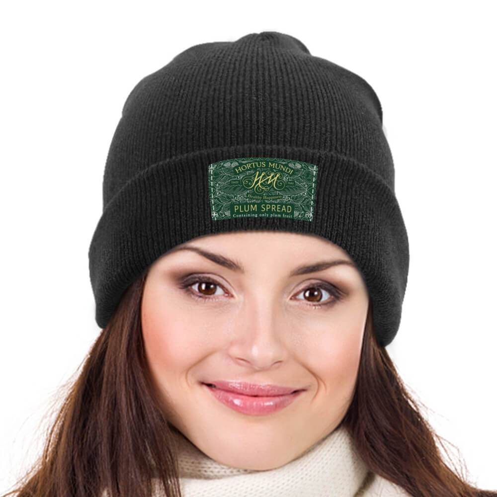 Knitted Hats Winter Warm Beanies Embroidered Hats for Women and Men Custom Design Printing with Your Photos Pictures or Text