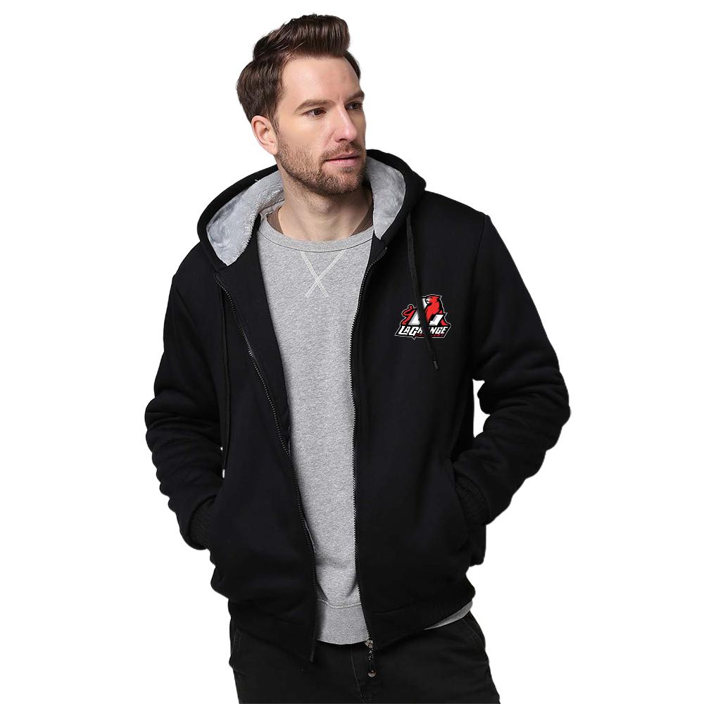Men's Full Zipper Warmth Thickened Plus Fleece Sweater Cheap but Fashionable Custom Design Printing with Your Pictures or Photos