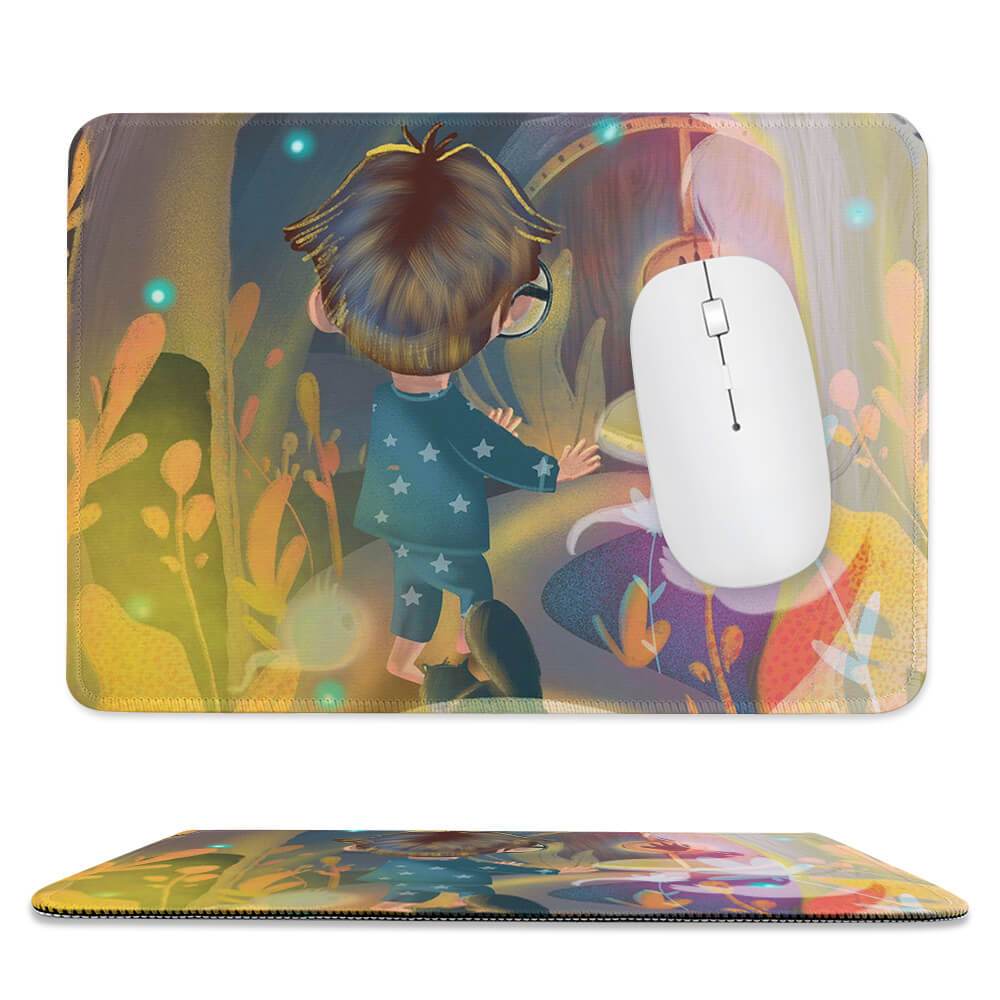 Personalised Practical Square Mouse Pad Lock Side Desk Pad Custom Design Printing with Your Photos Pictures or Text