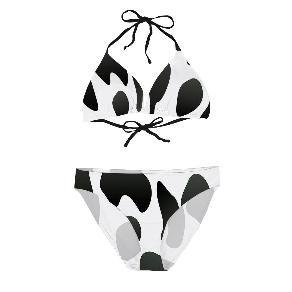 Slim Sexy Two Pieces Bikini Set SDS001 for Women and Ladies Custom Design Printing with Your Photos or Patterns