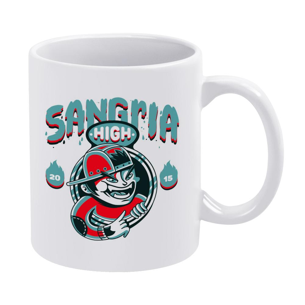 White Ceramic Mug Cup with Handle Custom Design Printing with Your Photos Pictures or Text