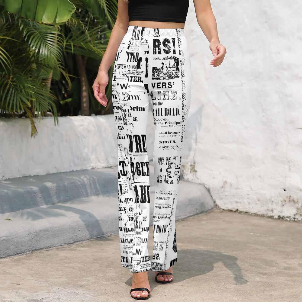 Women's Bell-bottoms Leggings with Flared Legs for Women Custom Design Printing with Your Photos or Text