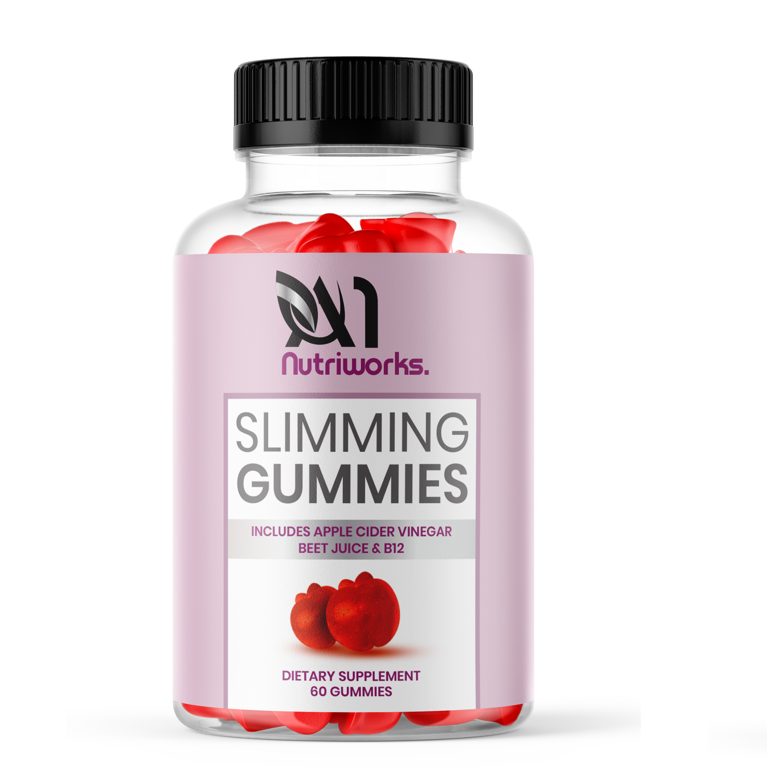 1 Bottle Slimming Gummies ACV Advanced It Works Weight Loss Diet Formula