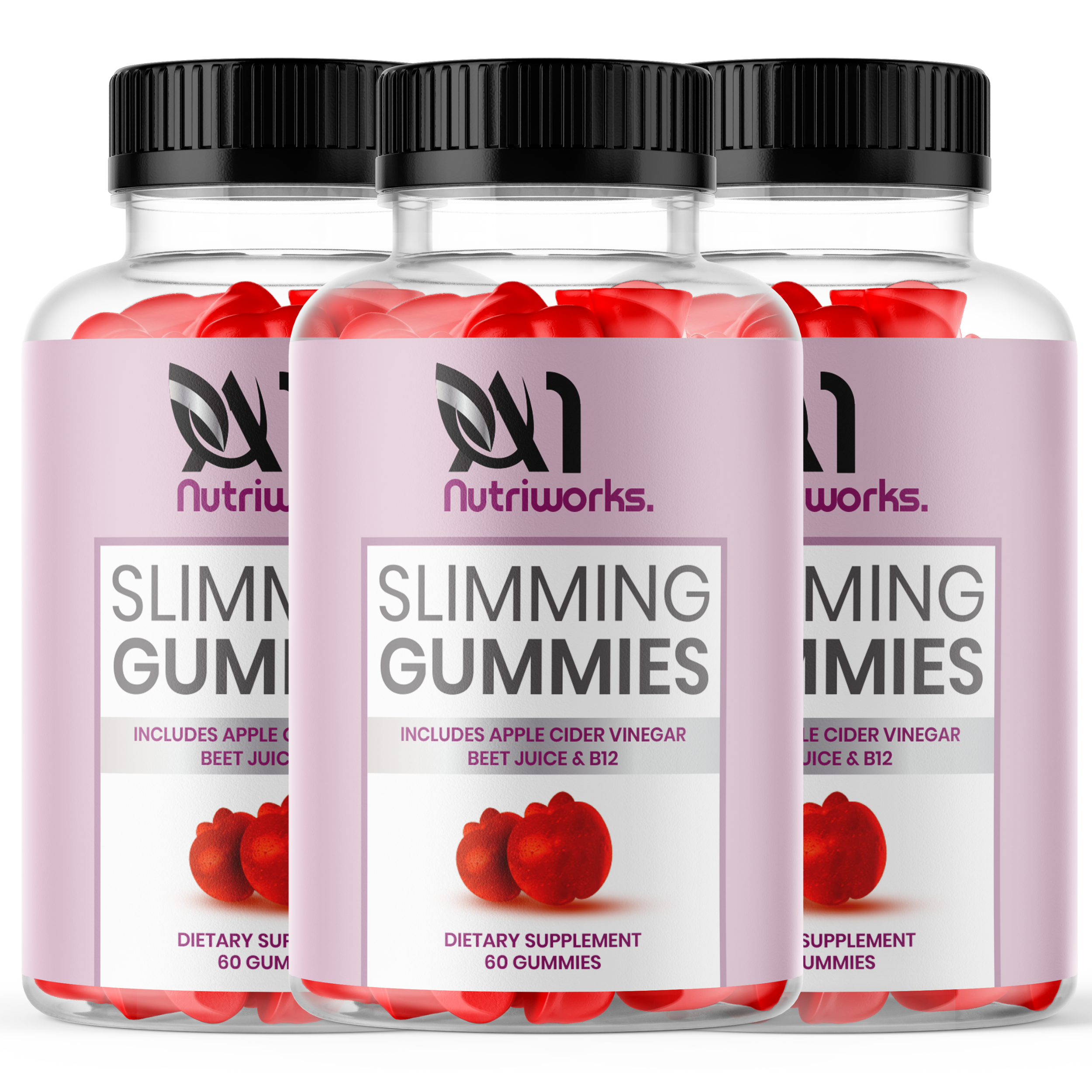 Slimming Gummies, Slimming ACV Gummies Advanced It Works Formula 3 Month Supply