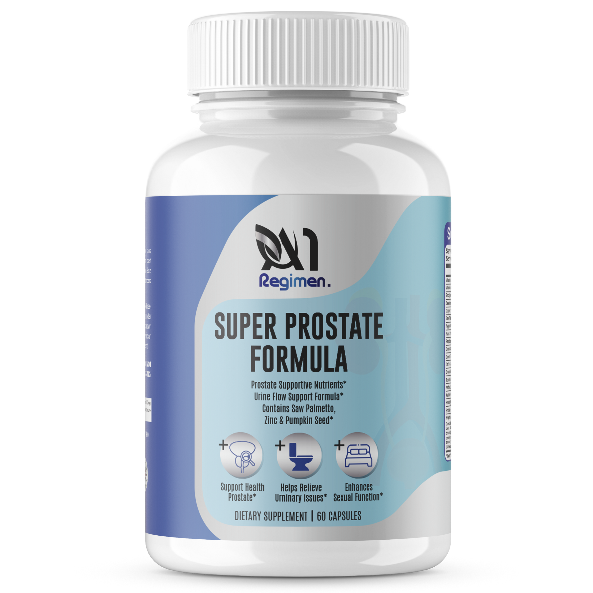 Super Prostate Formula -Supplement for Men Health -  Saw Palmetto Extract & Pumpkin Seed Oil