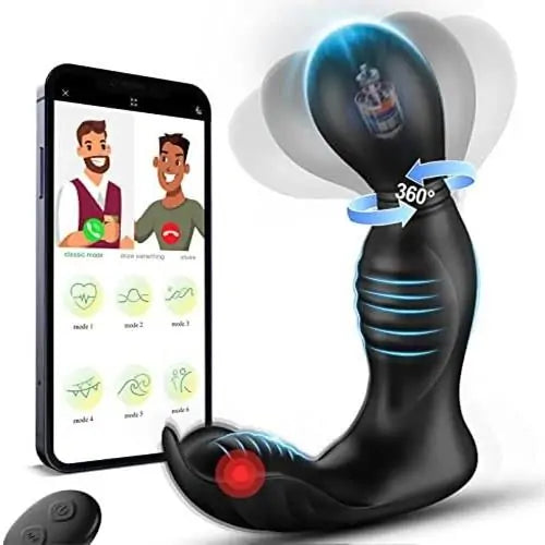 Pineapple Man - 360° Rotating Prostate Massager Anal Vibrator 