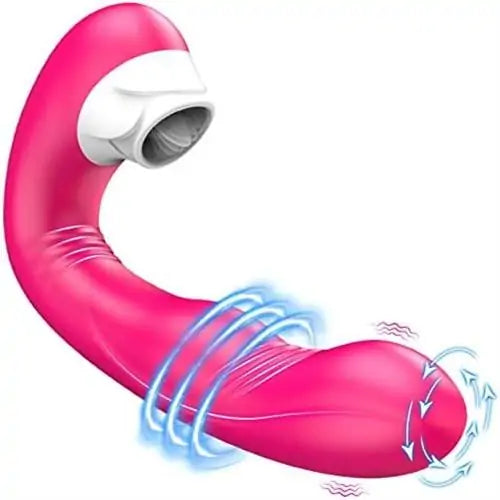 Swing G-Spot Dildo Vibrator with Clitoral Licking Stimulation