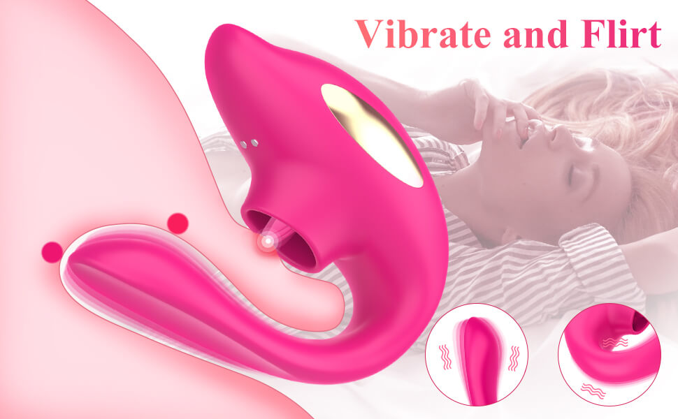 Remote Control Clitoral Licking Couples Vibrator