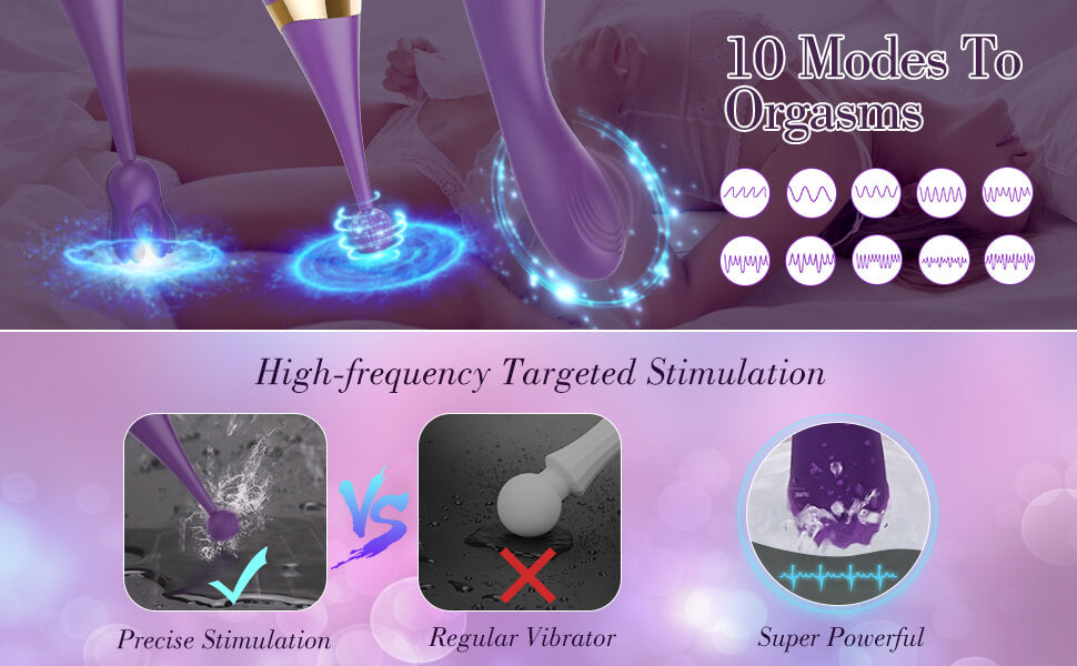 High-Frequency Hitting Dual Vibrator for Quick Orgasm