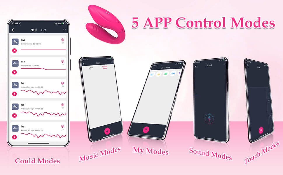 Five Type of Bluetooth Control Modes are Available