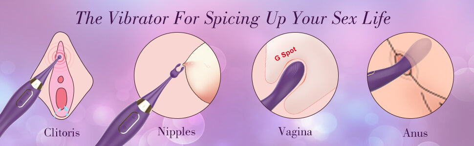 High-Frequency Hitting Dual Vibrator for Quick Orgasm