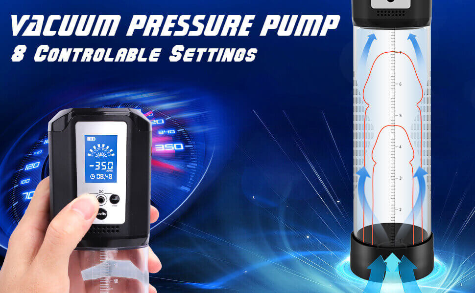 There are 8 pressure levels to choose from