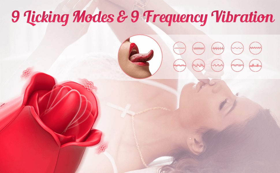 Rose Tongue Vibrator - Clitoral Stimulation 2.0