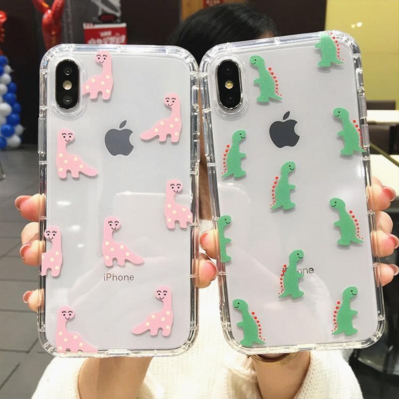 Caseovo Cute Dinosaur Case For iPhone