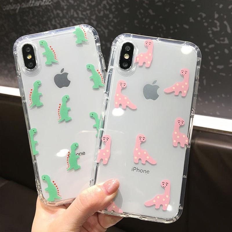 Caseovo Cute Dinosaur Case For iPhone