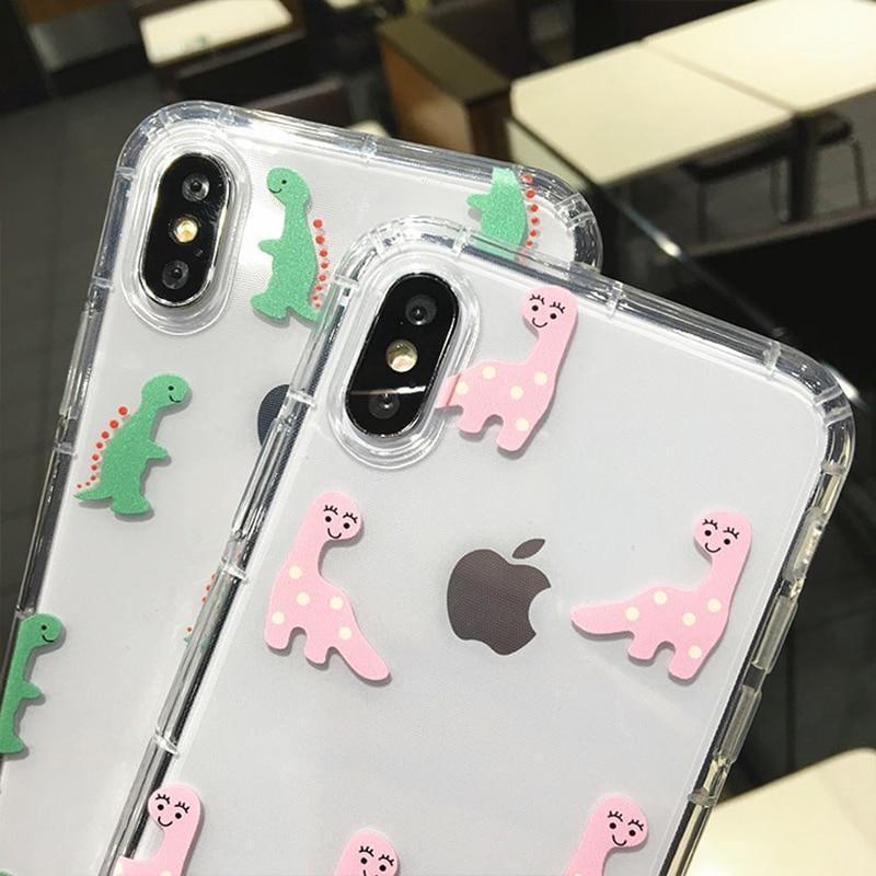 Caseovo Cute Dinosaur Case For iPhone