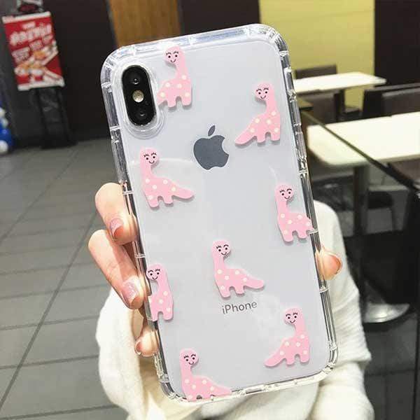 Caseovo Cute Dinosaur Case For iPhone