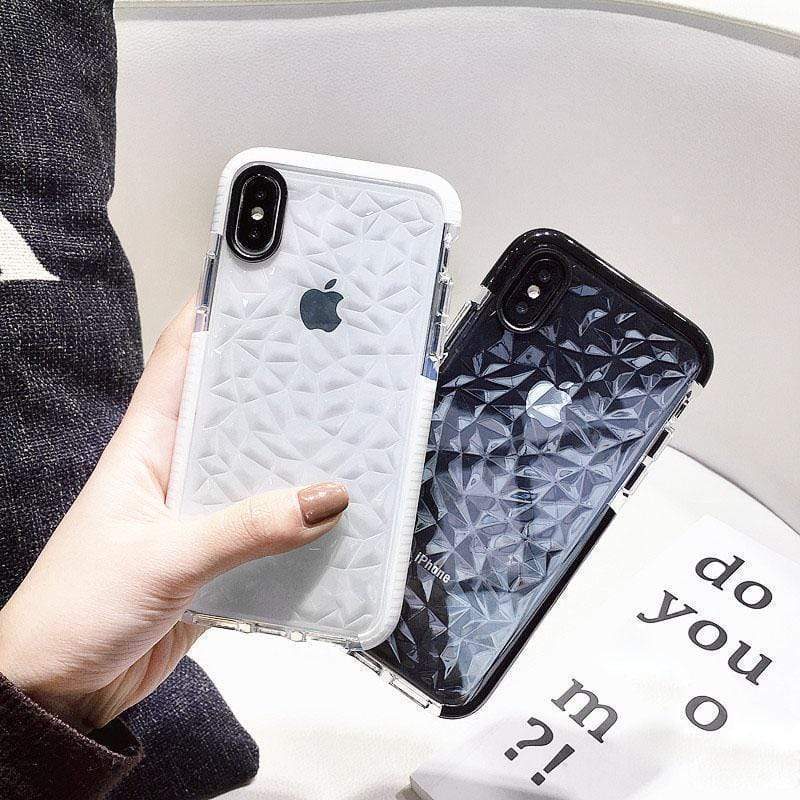 Caseovo Diamond Transparent Case For iPhone