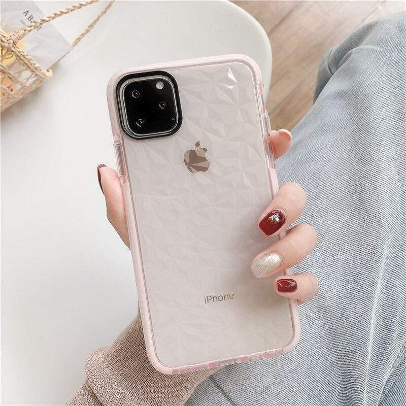 Caseovo Diamond Transparent Case For iPhone