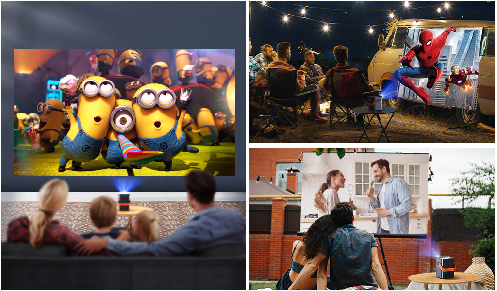 Happy Time with Meauro Mini Projector