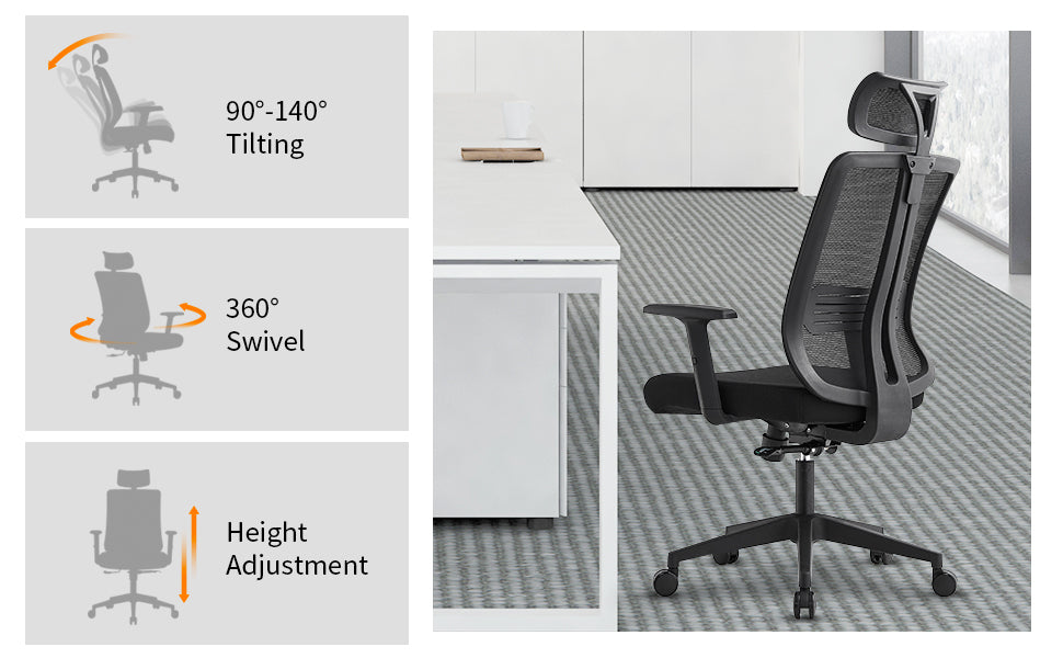 High Back Mesh Task Chair