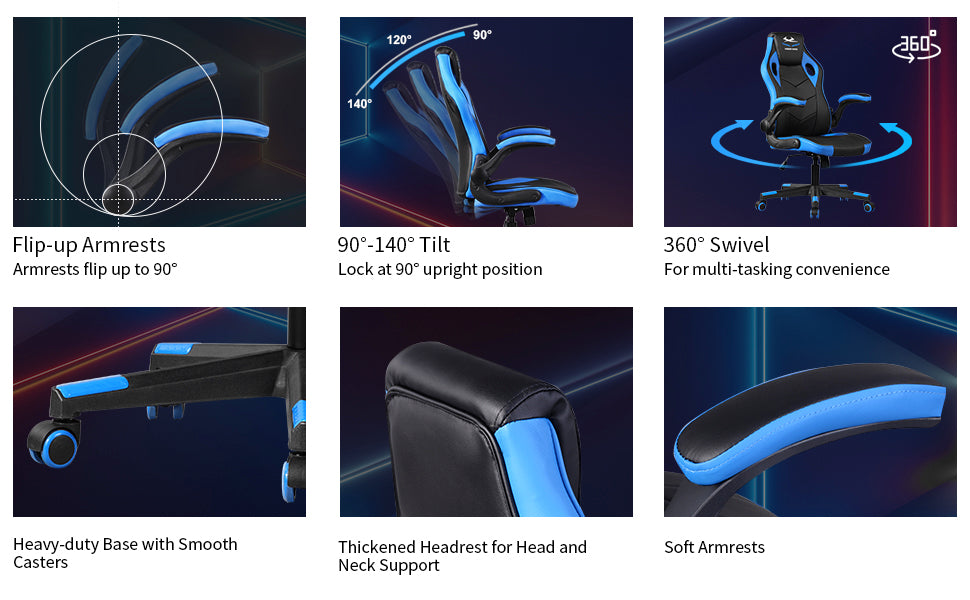 Racing Gaming Chair CL19-14 Blue