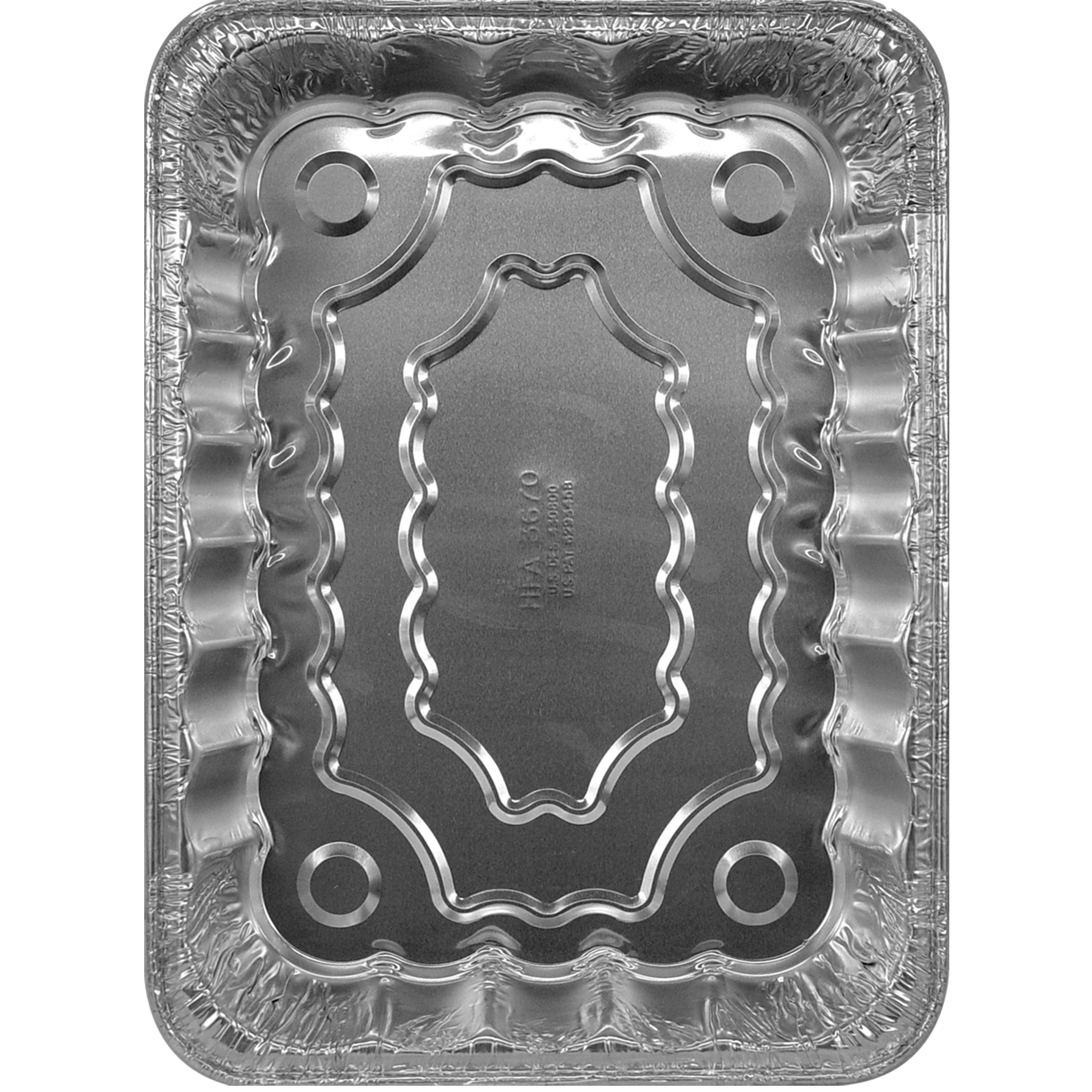 Handi-Foil Eco-Foil Giant Rectangular Aluminum Foil Lasagna Pans Dishes 5 Count