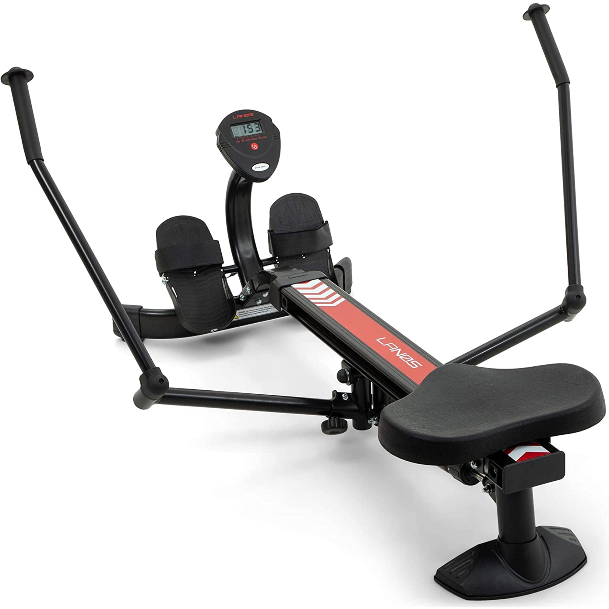 Rowing Machine for Exercise Equipment W/ Adjustable Resistance