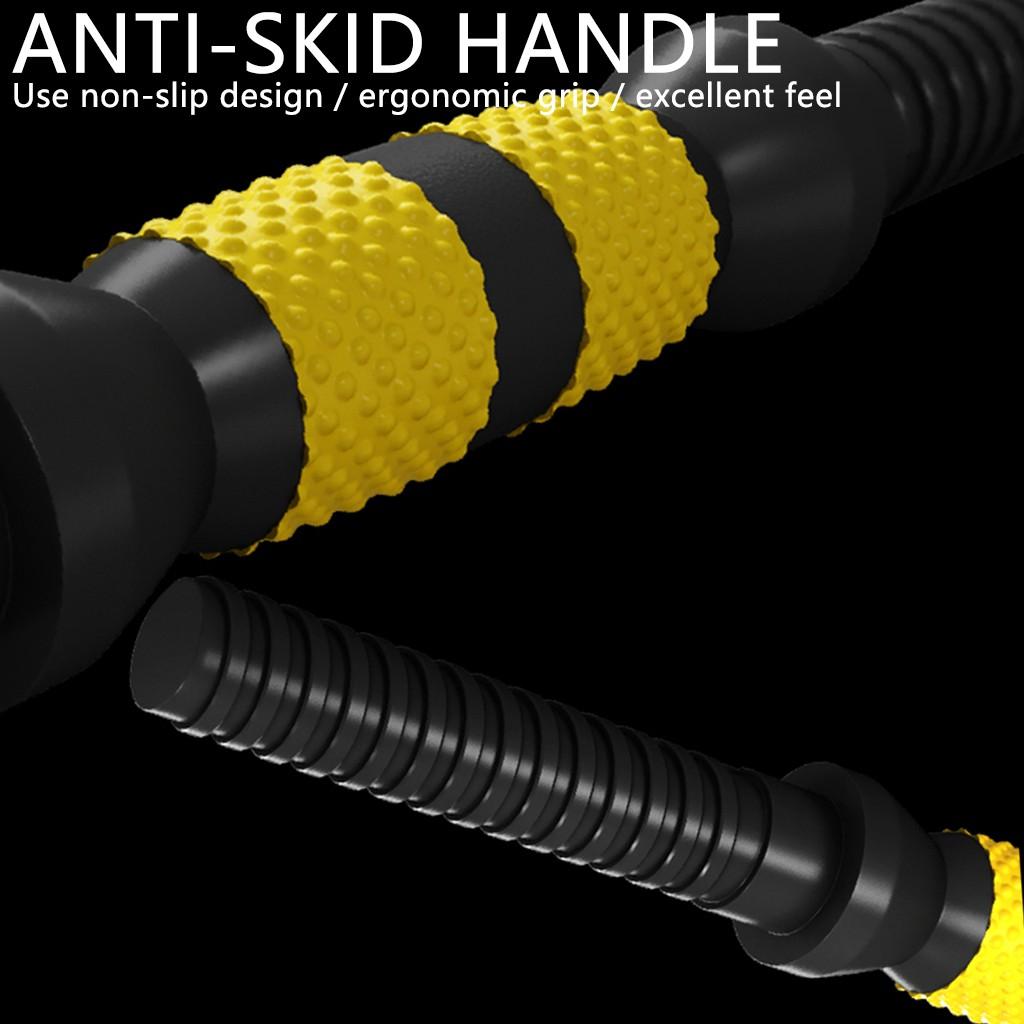 Adjustable Dumbbells Set w/ Non-Slip Neoprene Hand & Connecting Rod