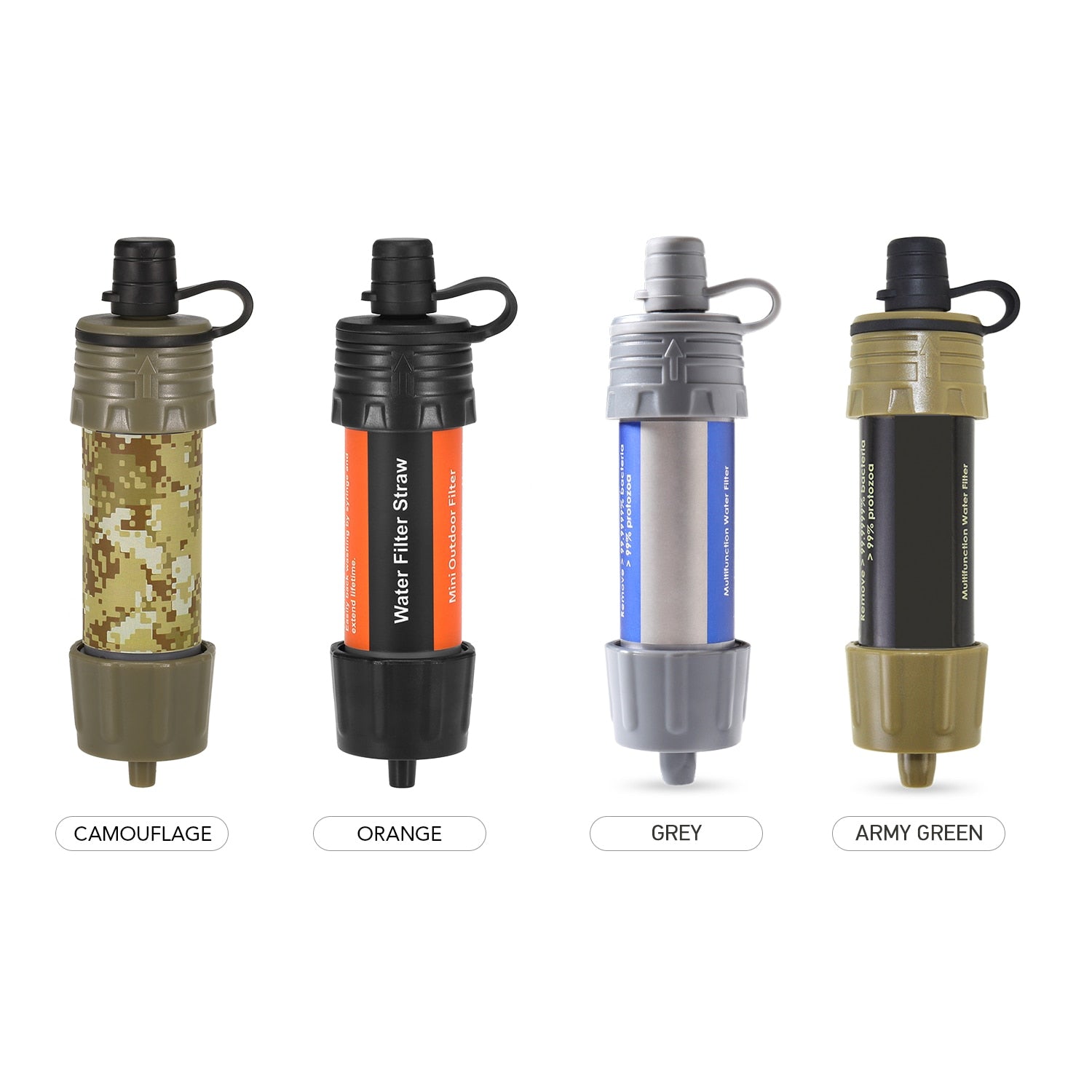 Outdoor Camping Equipment ?? Survival Water Filter Straws Hiking Accessories Water Purifier Water Filtration System Emergency