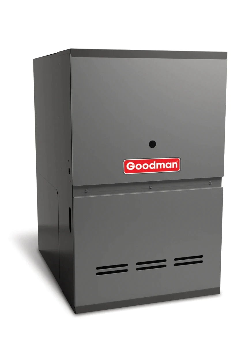 Goodman 4 TON 15.2 SEER2 Downflow AC system with 80% AFUE 80k BTU Furnace (GSXH504810, CAPF4961C6, GC9S800805CN)