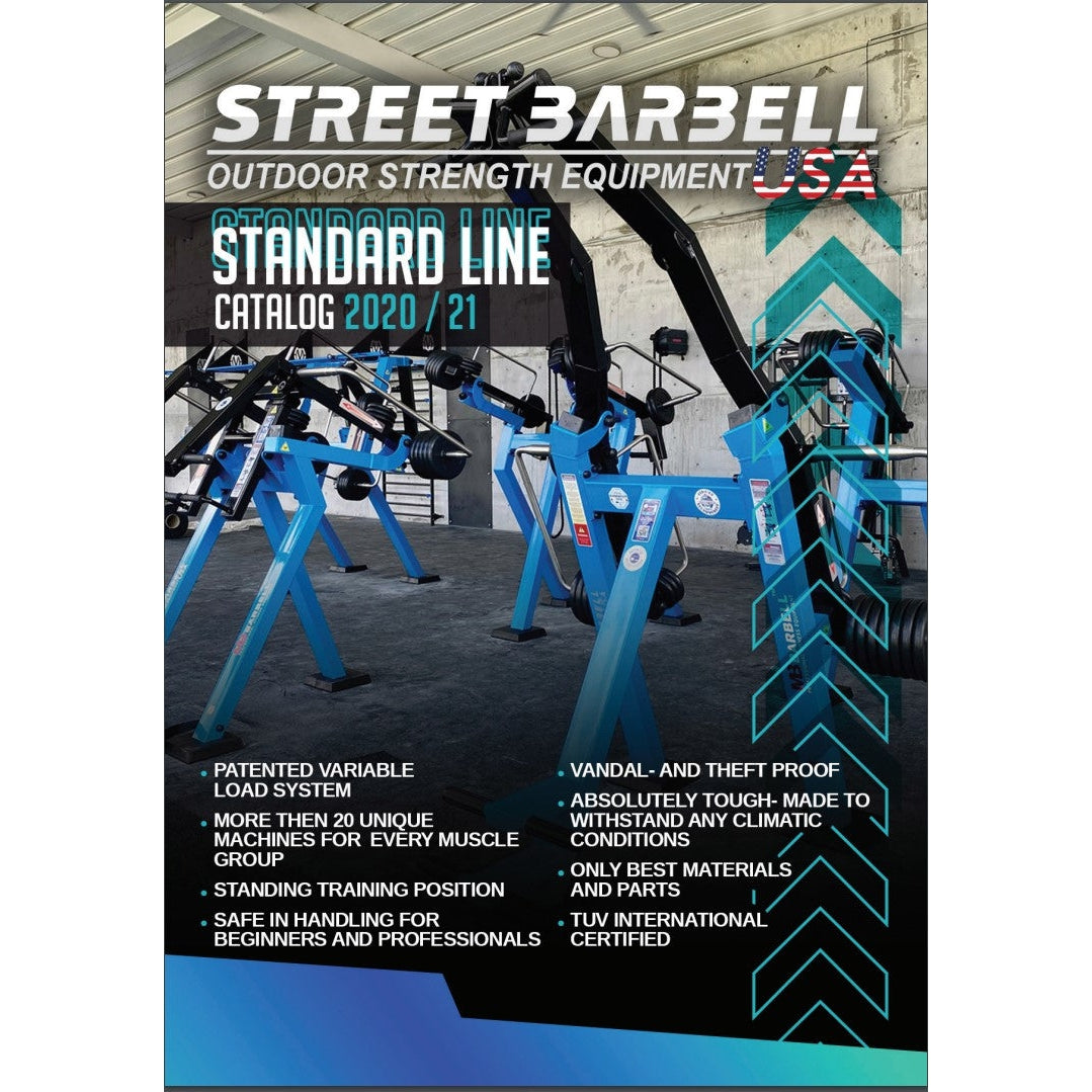 Street Barbell USA Leg Curl (Outdoor Gym Equipment)