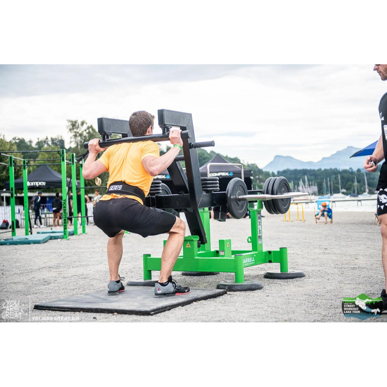 Street Barbell USA Squat (Outdoor Gym Equipment)