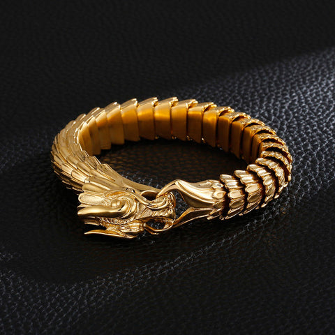 dragon bracelet golden
