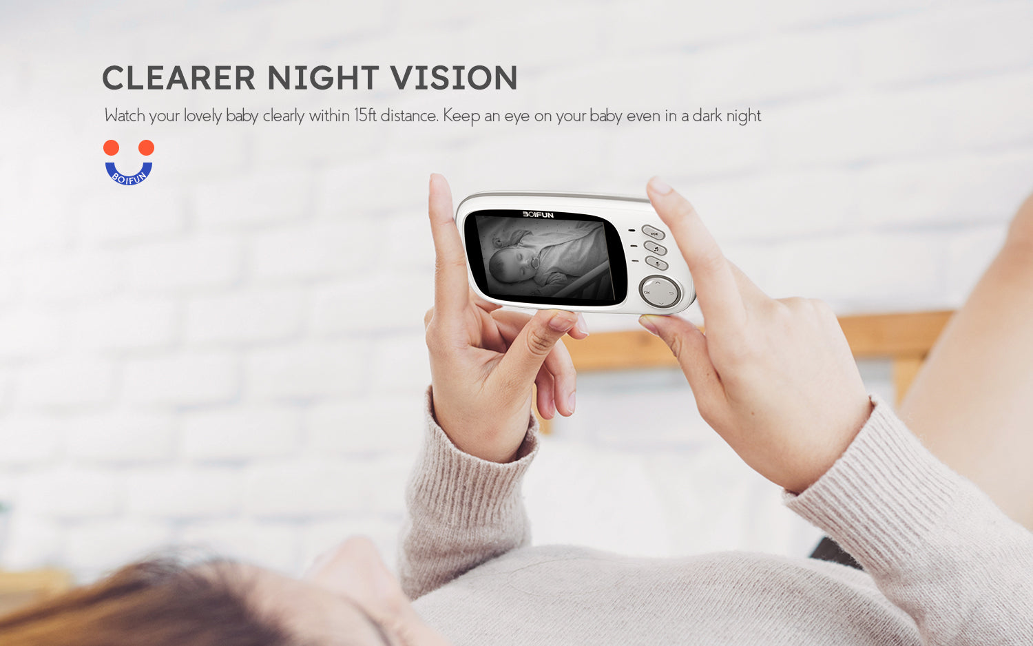 BOIFUN VB603 DIGITAL Video Baby Monitor New In Box £24.99