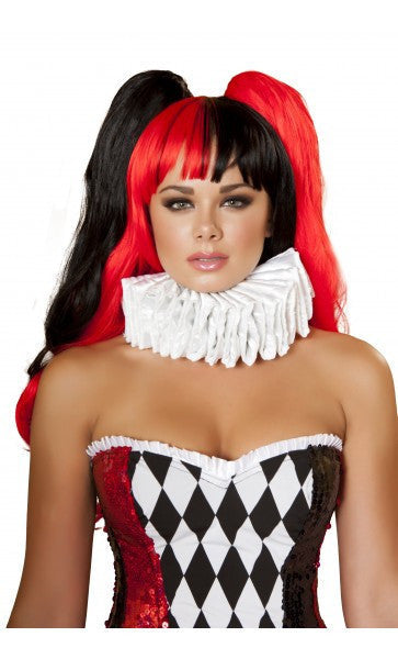 Black and Red Wig