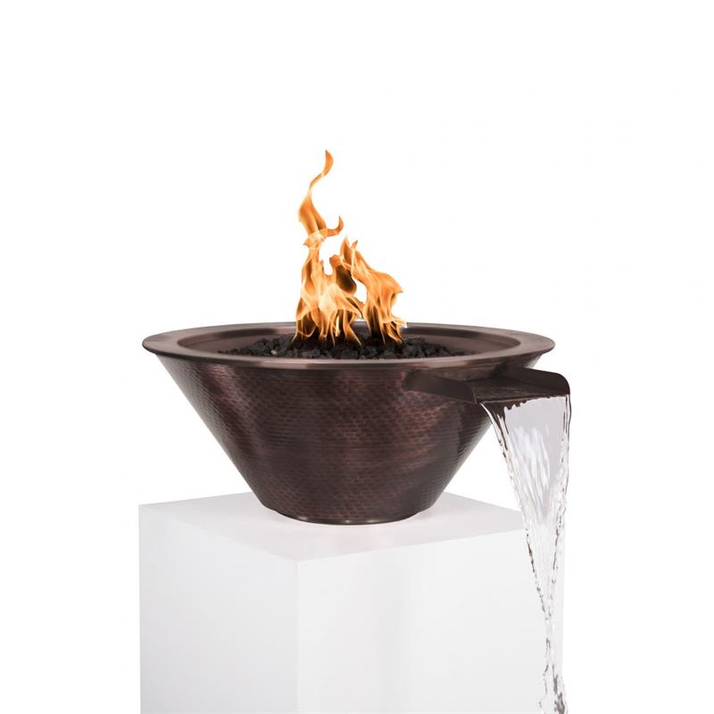  Cazo Round Copper Fire and Water Bowls- 3 sizes available 