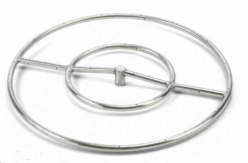  24" Stainless Steel Fire Pit Ring (HIGH CAPACITY) 