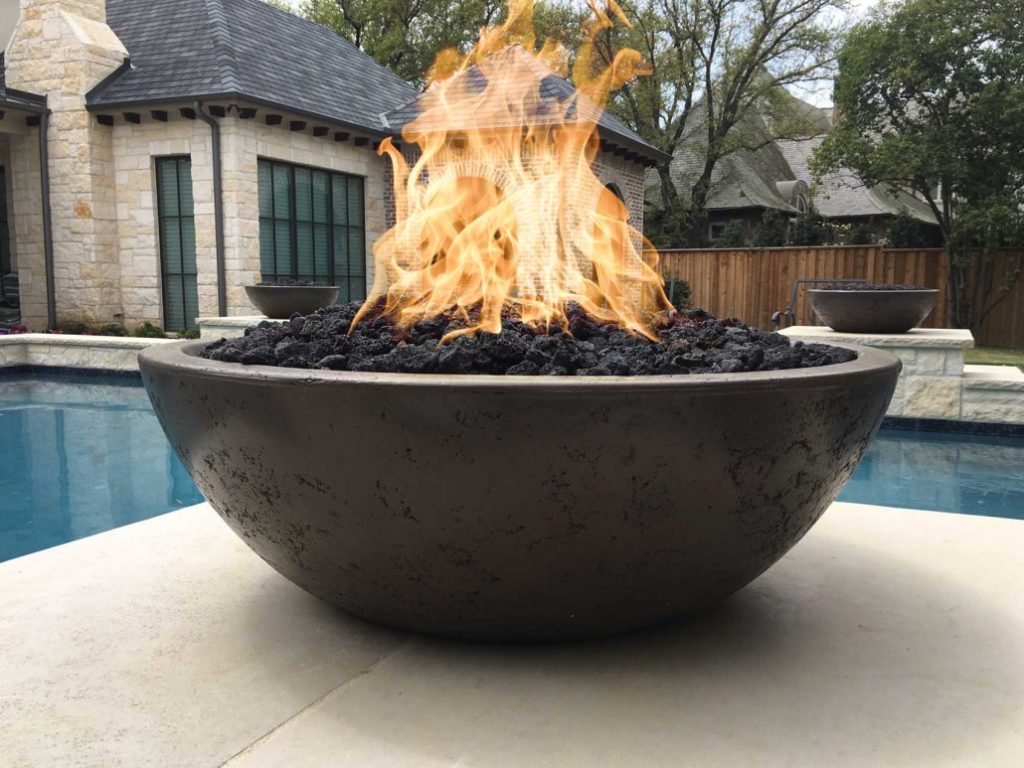  33" Sedona Gas Fire Pit Bowl 