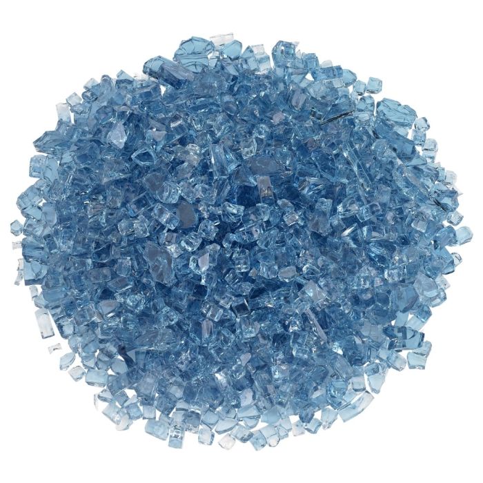  Pacific Blue Fire Glass 1/4" 