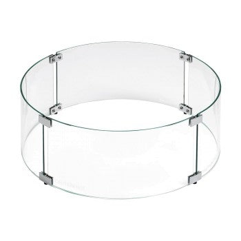  Round Tempered Glass Wind Guard for 19" Pan 