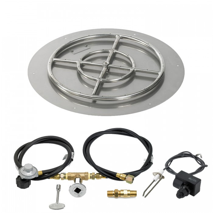  Round Flat Pan with Spark Ignition Kits 