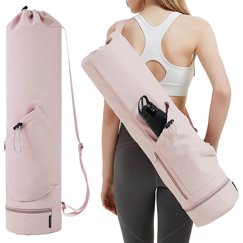 Wholesale Yoga Mat Bag with Bottle Pocket for Women MOQ 300