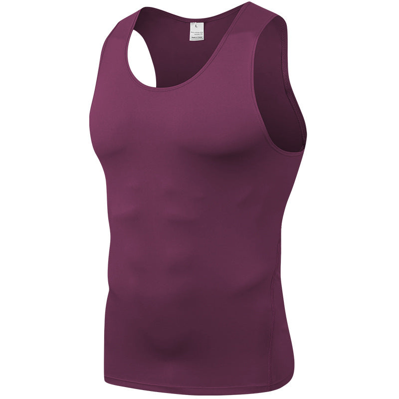 Men Compression Running Tank Top